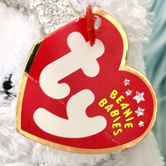 TY Beanie Baby, Wedding, Bride, Bear, Vintage, 2002, Nice Condition - Picture 9 of 12